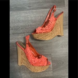 Brand new Wild Pair from Bakers shoes wedge sz 8.5